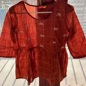 New bicycle print top